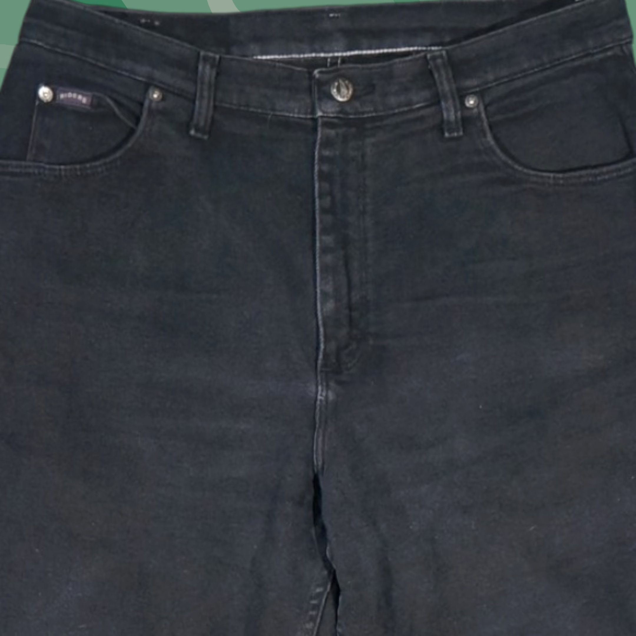 Lee VINTAGE LEE RIDERS STRAIGHT LEG JEANS Women sz16 Medium Black Size 38" / US 16 / IT 52 - 1 Thumbnail