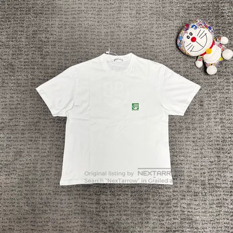 Balenciaga Balenciaga Double B Eco Logo Short Sleeve Size US S / EU 44-46 / 1 - 1 Thumbnail