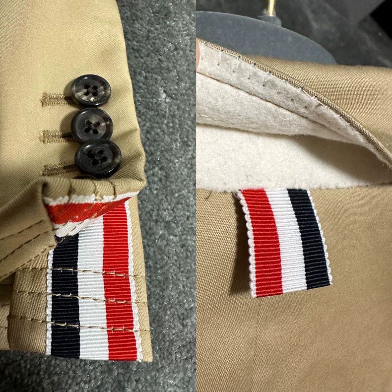 Thom Browne Thom Browne Kaki cotton cloth windbreaker jacket overcoat Size M / US 6-8 / IT 42-44 - 6 Thumbnail