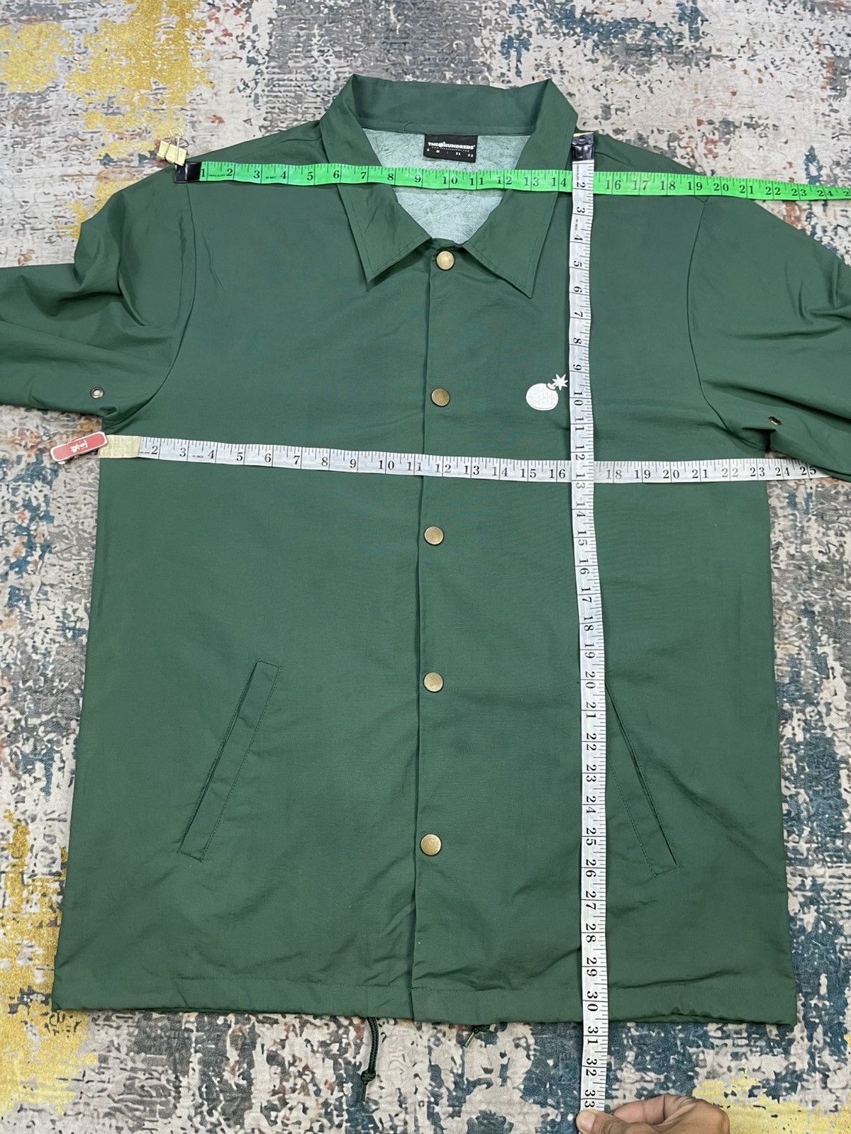 The Hundreds The Hundreds Back Hit Bar Logo Coach Jackets Size US L / EU 52-54 / 3 - 11 Thumbnail