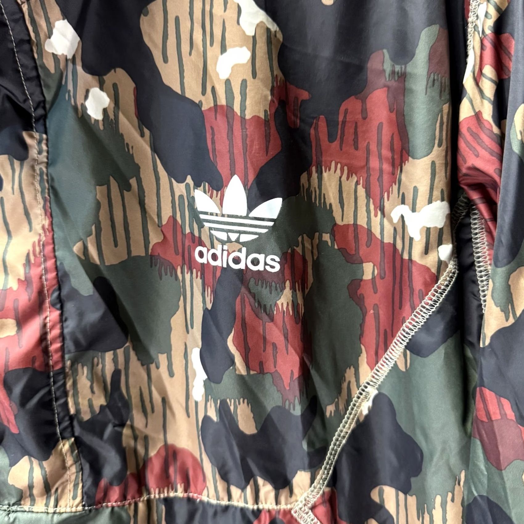 Adidas Adidas Pharrell Williams Jacket Mens Large Camo Hiking Outdoor Fleece Pullover Size US L / EU 52-54 / 3 - 5 Thumbnail