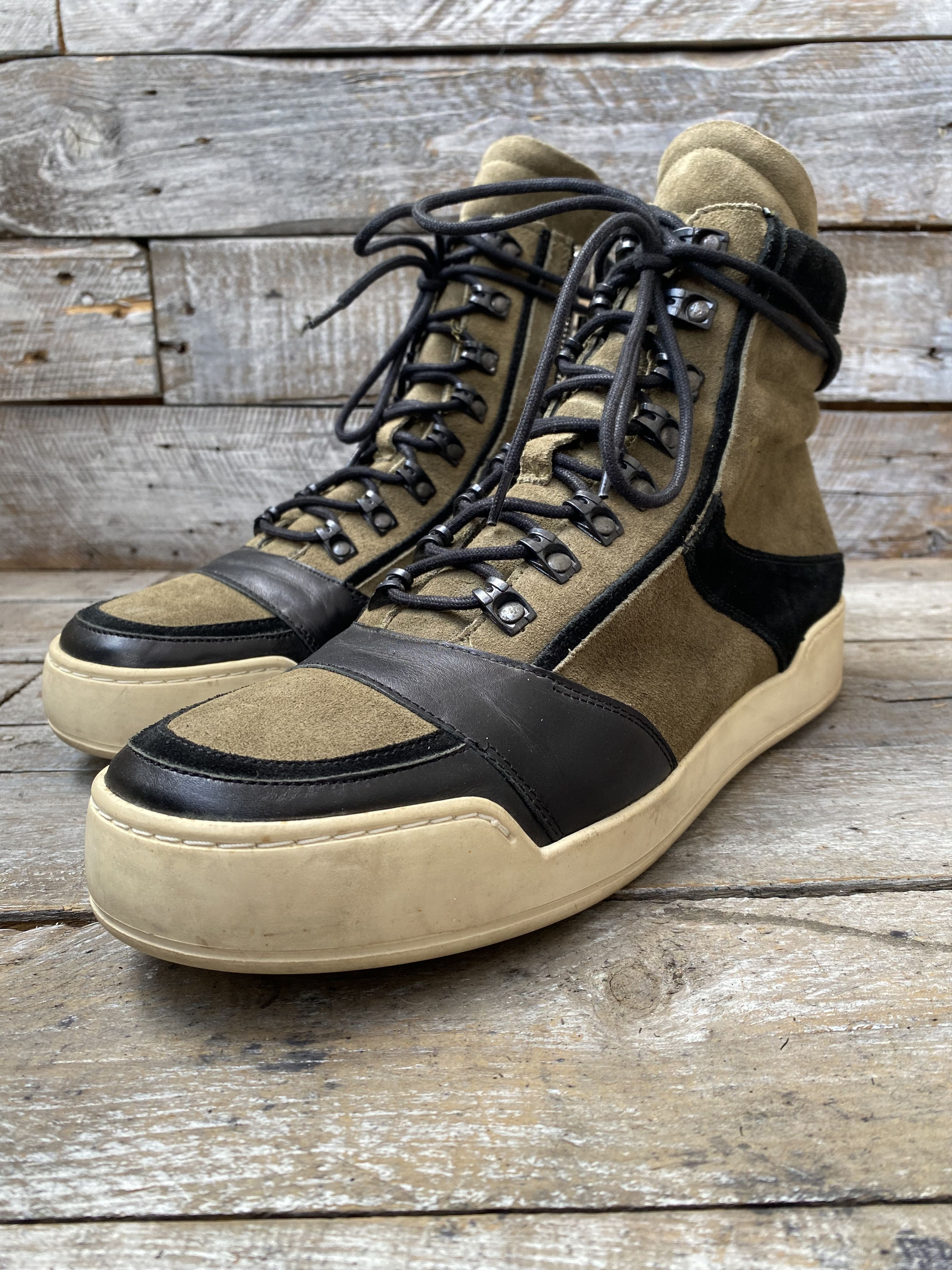 Balmain xH&M FW 14 basket hi-top sneakers