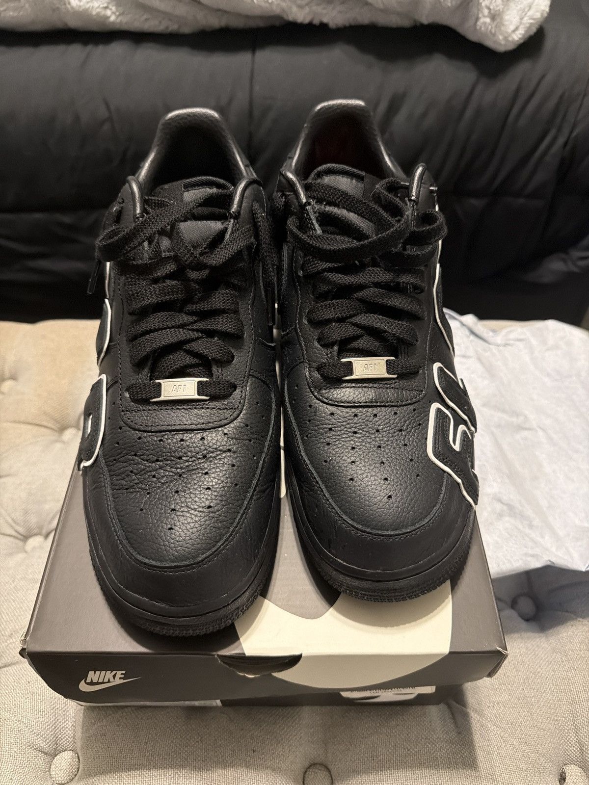 Cactus Plant Flea Market × Nike Black Air Force 1 CFM Size US 11.5 / EU 44-45 - 5 Thumbnail