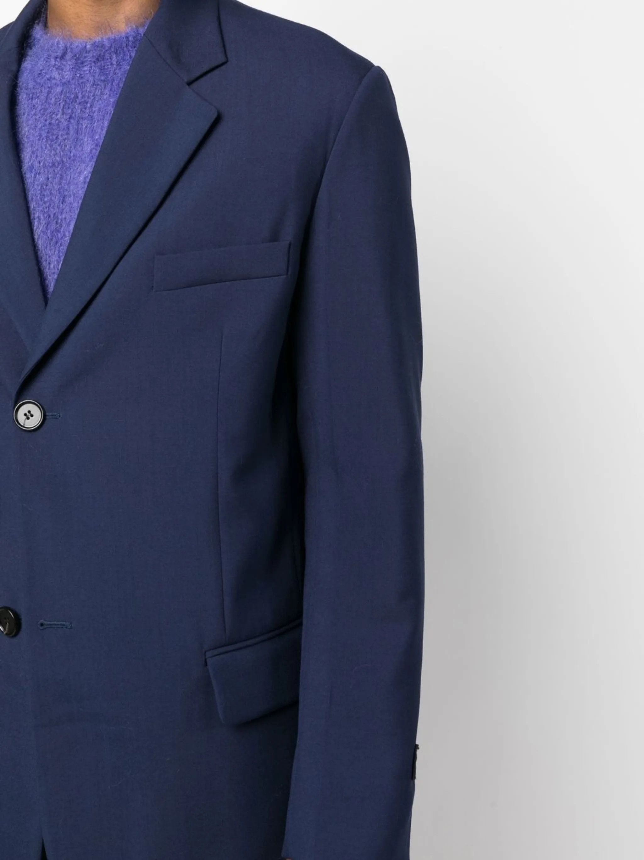 Marni o1y0225 Blazer in Midnight Blue Size US M / EU 48-50 / 2 - 3 Thumbnail