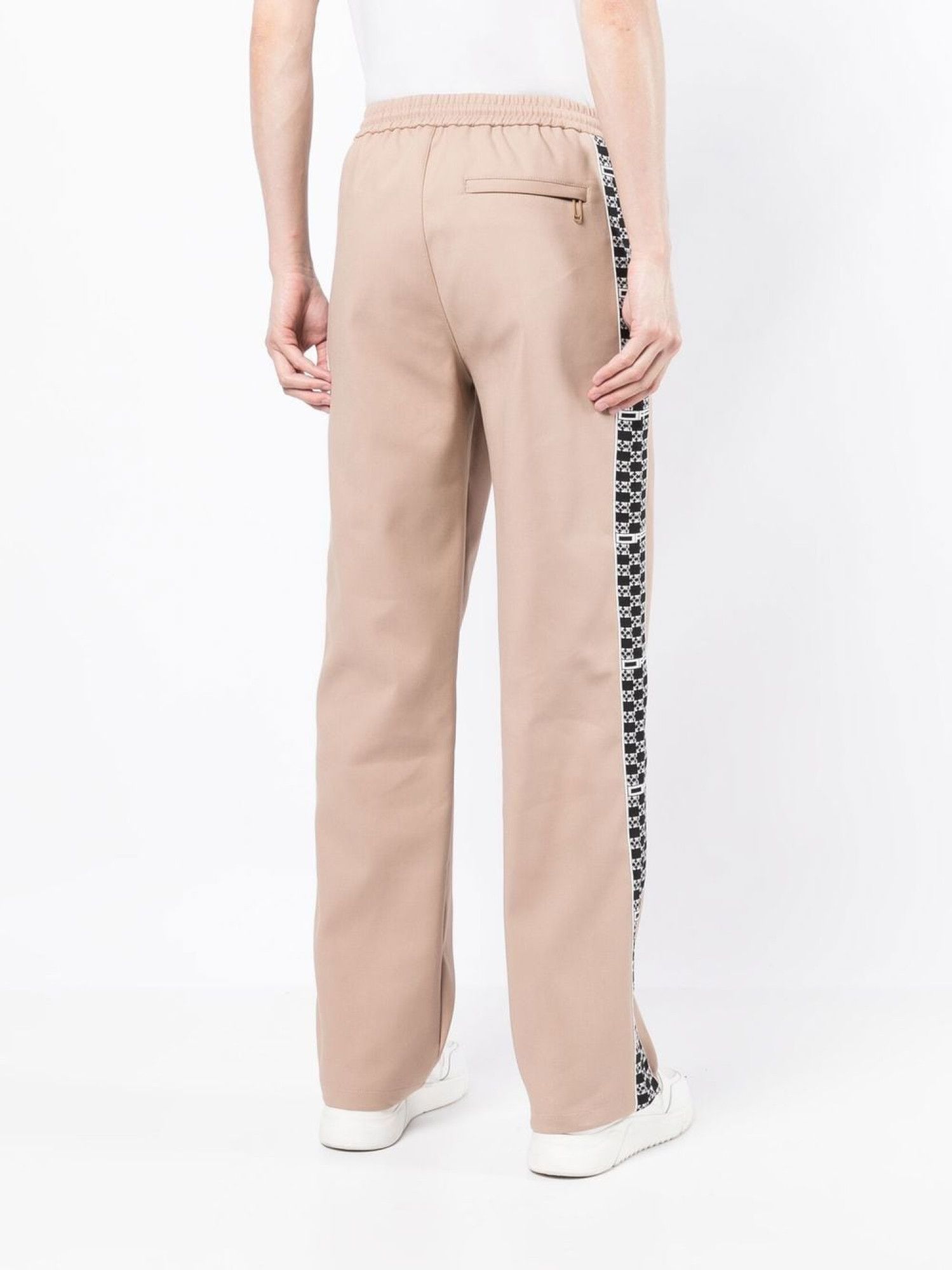 Off-White o1gr1nt1124 Monogram Band Trackpant in Camel Size US 30 / EU 46 - 4 Thumbnail