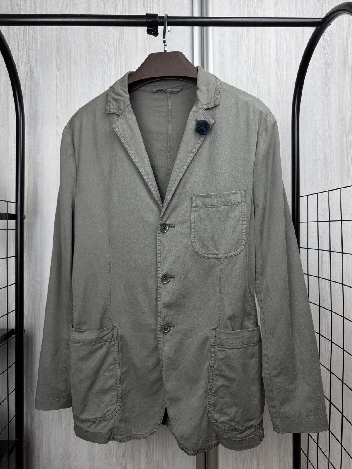 Aspesi Aspesi Samuraki COTTON AND LYOCELL TWILL BLAZER RRP 490$ Size 40R - 2 Thumbnail