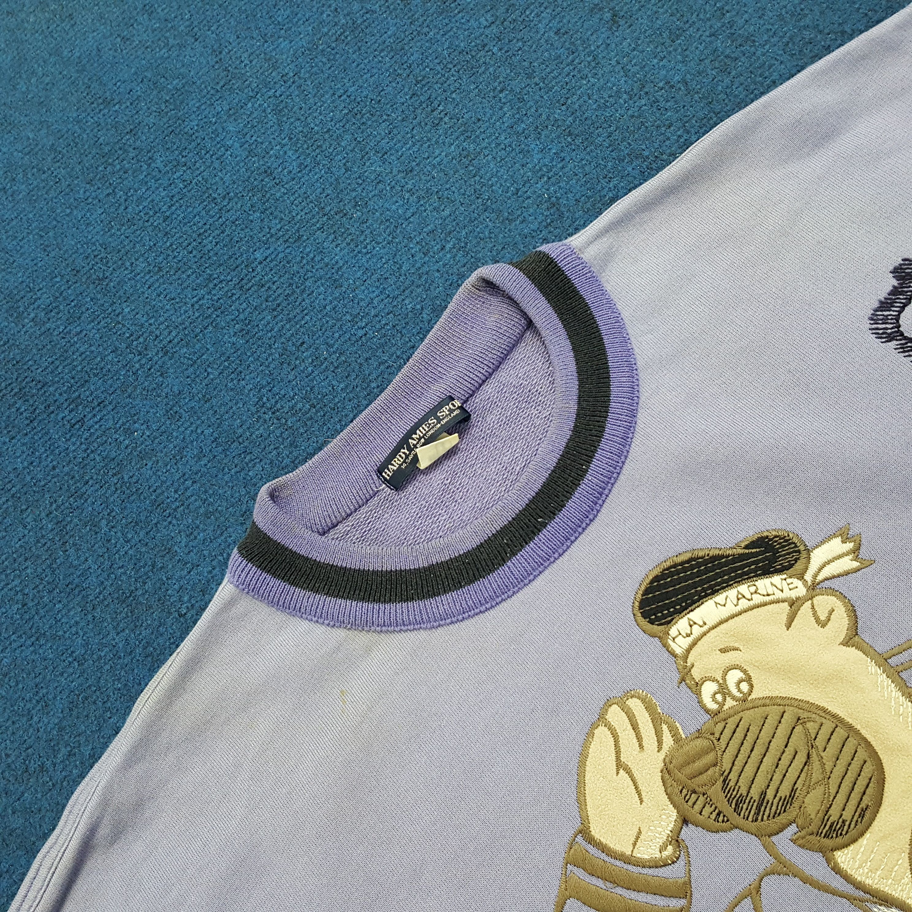 Hardy Amies × Vintage Vintage HARDY AMIES Sailorman Seasports Sweatshirts Size US L / EU 52-54 / 3 - 5 Thumbnail
