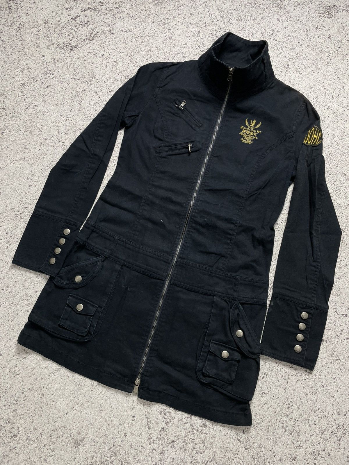 14th Addiction 2000s DOHC - Double zipper Apocalypse Vkei Dress Jacket Size US S / EU 44-46 / 1 - 4 Thumbnail