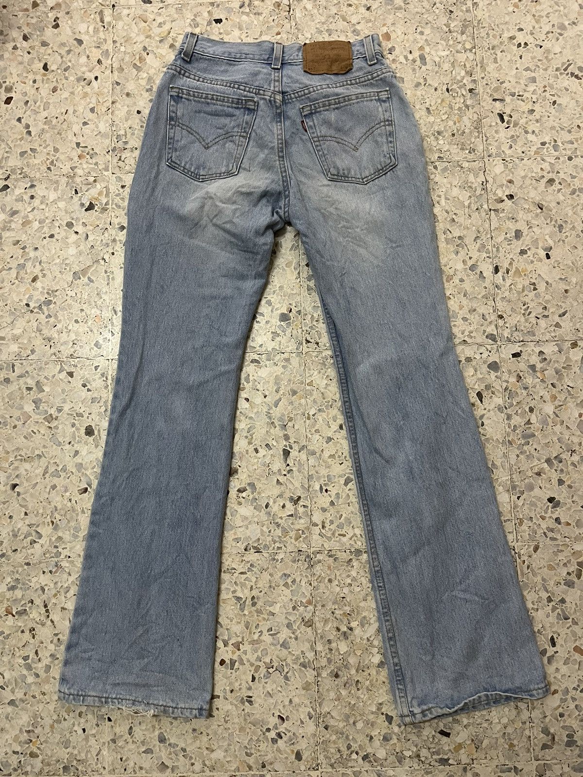 Levi's Vintage 90s Levi’s 517 boot cut light blue wash Size US 27 - 2 Thumbnail
