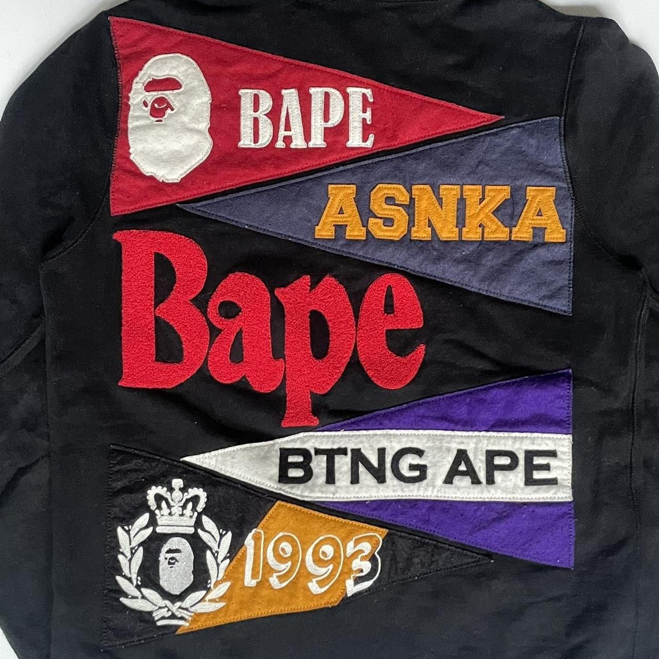 Bape Bape collegiate hoodie Size S / US 4 / IT 40 - 3 Thumbnail