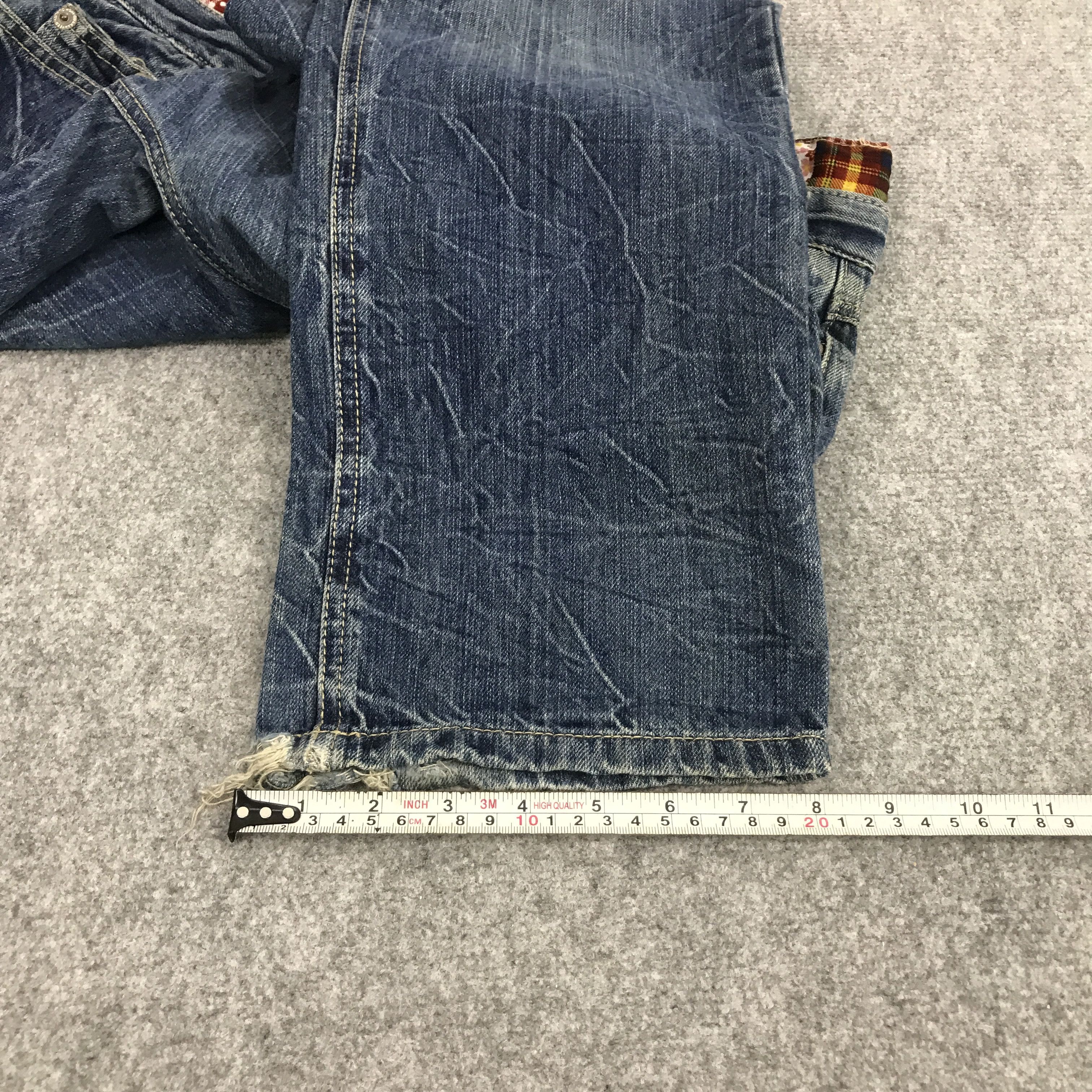 Japanese Brand Double waist Japanese brand patchwork jean Size US 32 / EU 48 - 12 Thumbnail