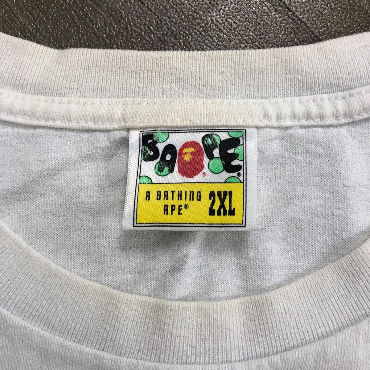 Bape A Bathing Ape Color Camo College Tee Bape Iconic Size US XXL / EU 58 / 5 - 7 Thumbnail