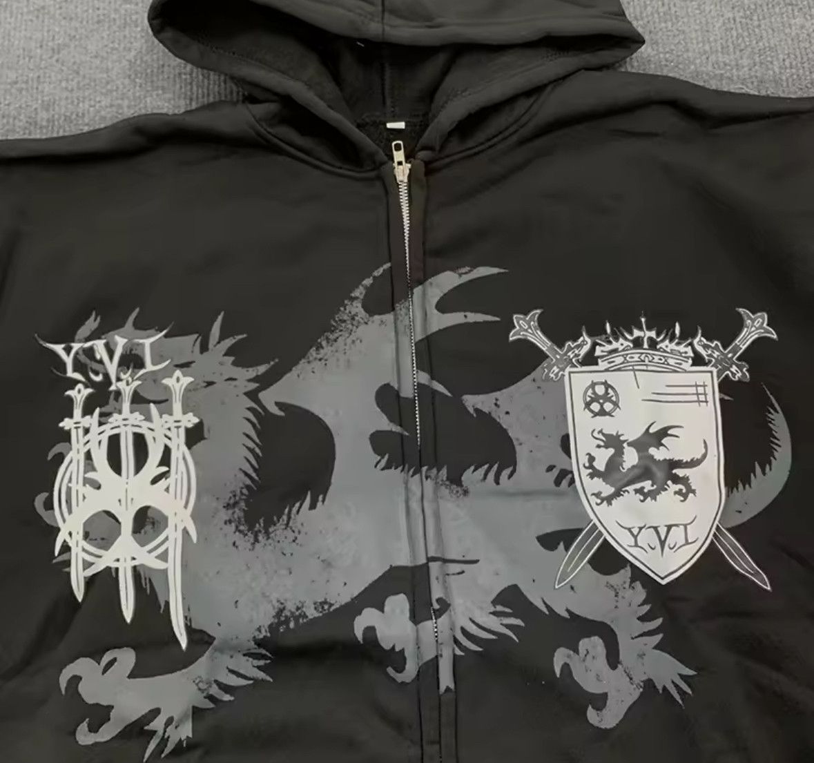 Other Fashion Punk Goth Grunge Dragon Sport Team Hat Hoodies Size US M / EU 48-50 / 2 - 4 Thumbnail