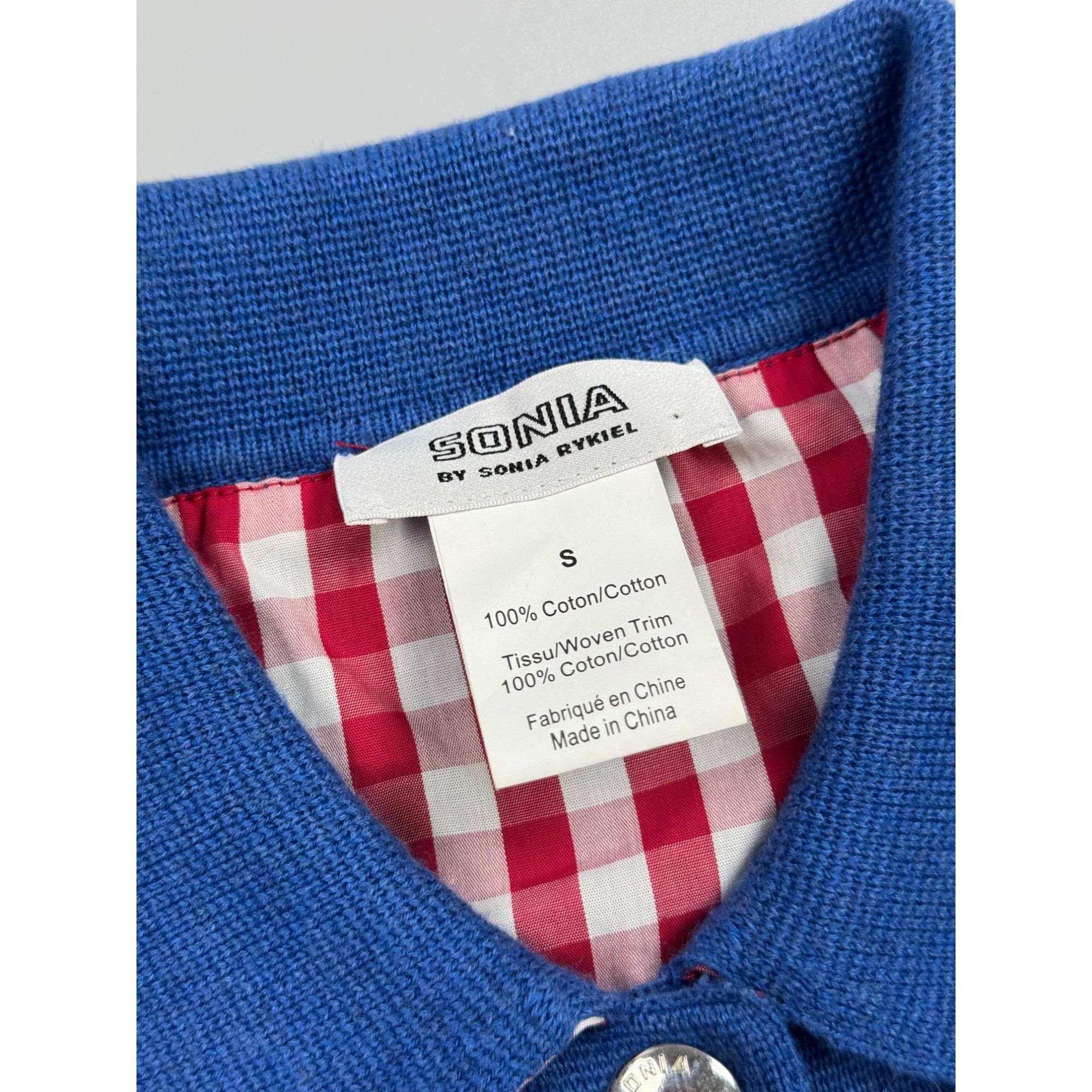 Sonia Rykiel Sonia by Sonia Rykiel Knitted Cotton Trucker Jacket (Y1224) Size S / US 4 / IT 40 - 5 Thumbnail