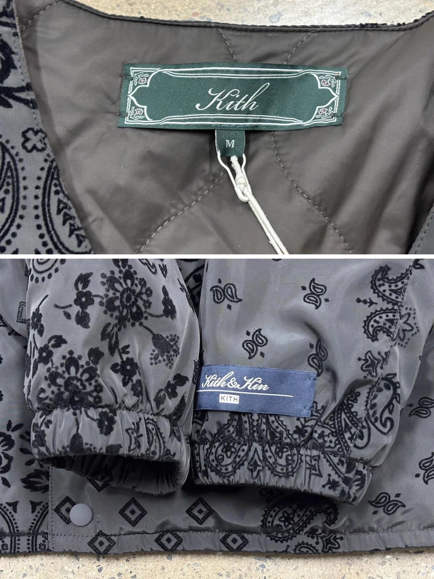 Kith Kith Paisley Quilted Nylon Bomber Jacket M Size US M / EU 48-50 / 2 - 8 Thumbnail