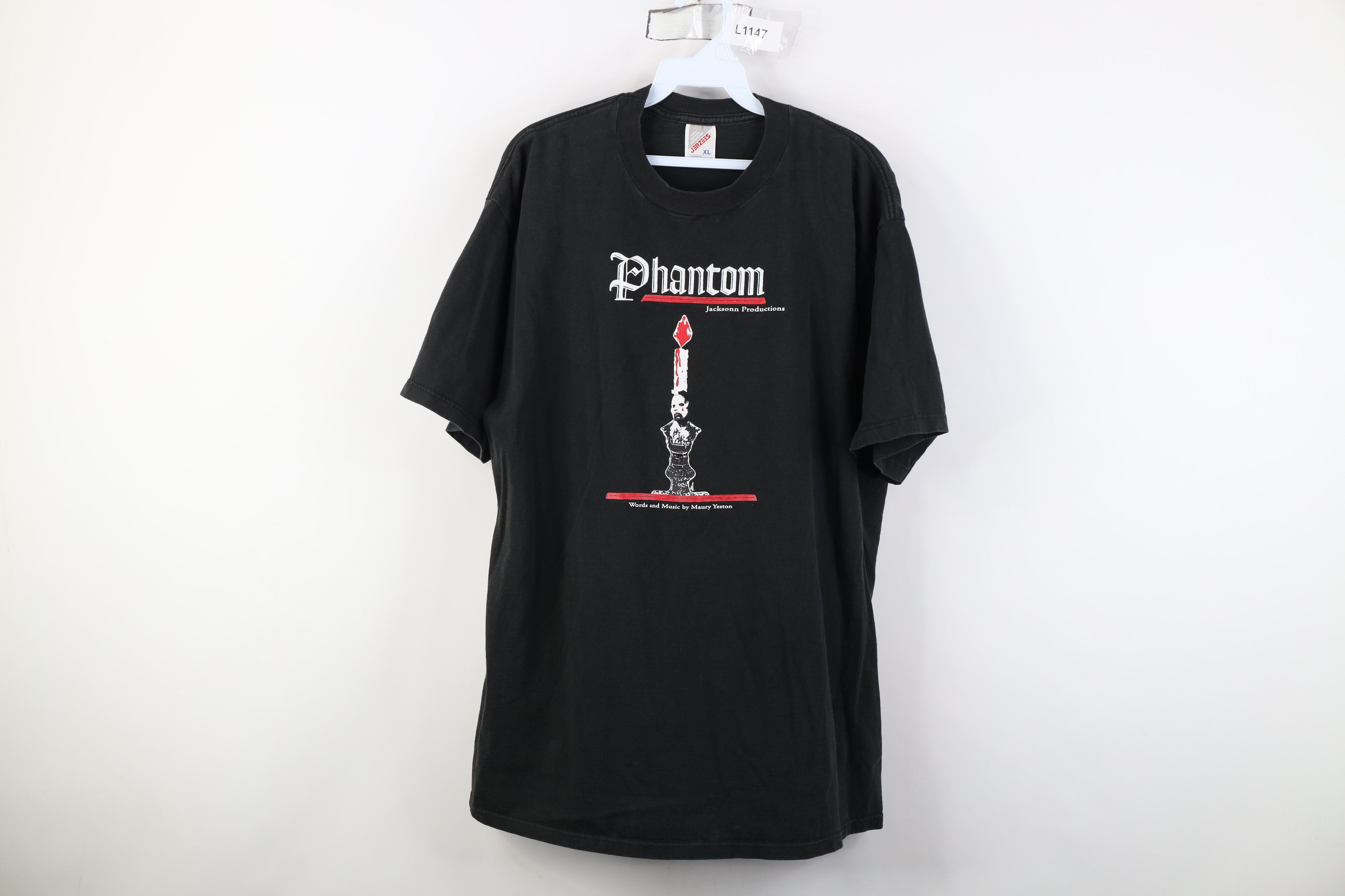 Vintage Vintage 90s Phantom Yeston Phantom of the Opera T-Shirt USA Size US XL / EU 56 / 4 - 1 Thumbnail