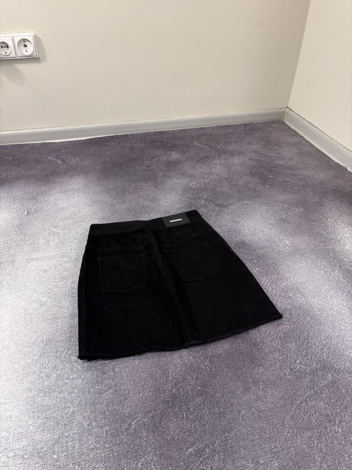 Diesel Diesel De-Baltra NWT Women’s Black Denim Cotton Mini Skirt Size 24" / US 00 / IT 34 - 13 Thumbnail