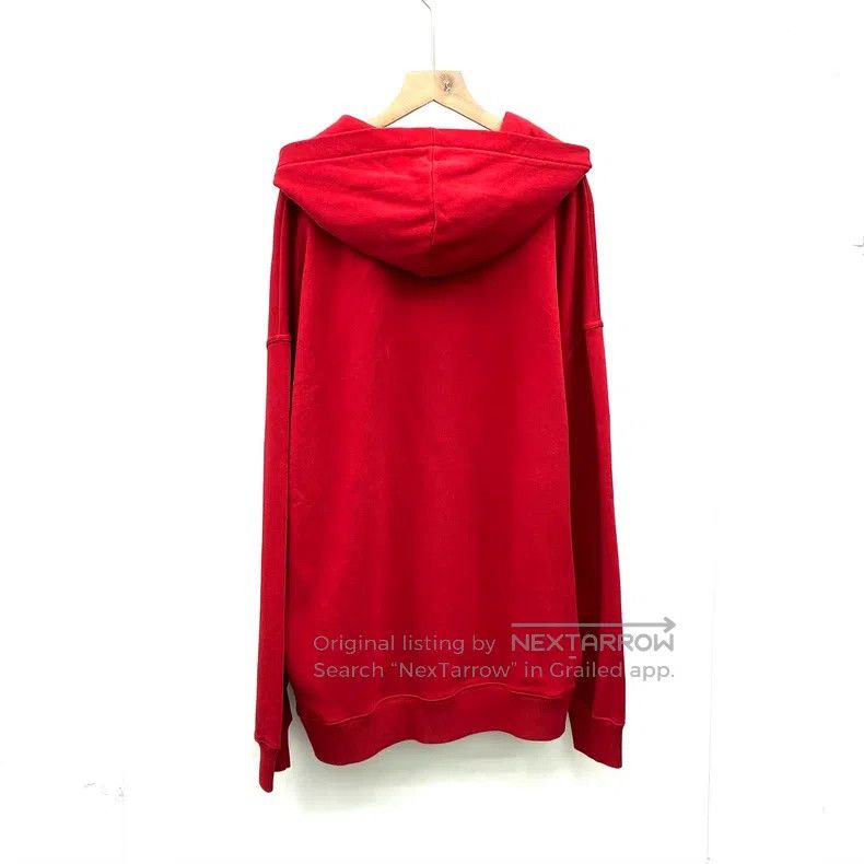 Givenchy Givenchy Red Hooded Letter Logo Printed Hoodie Size US XL / EU 56 / 4 - 3 Thumbnail