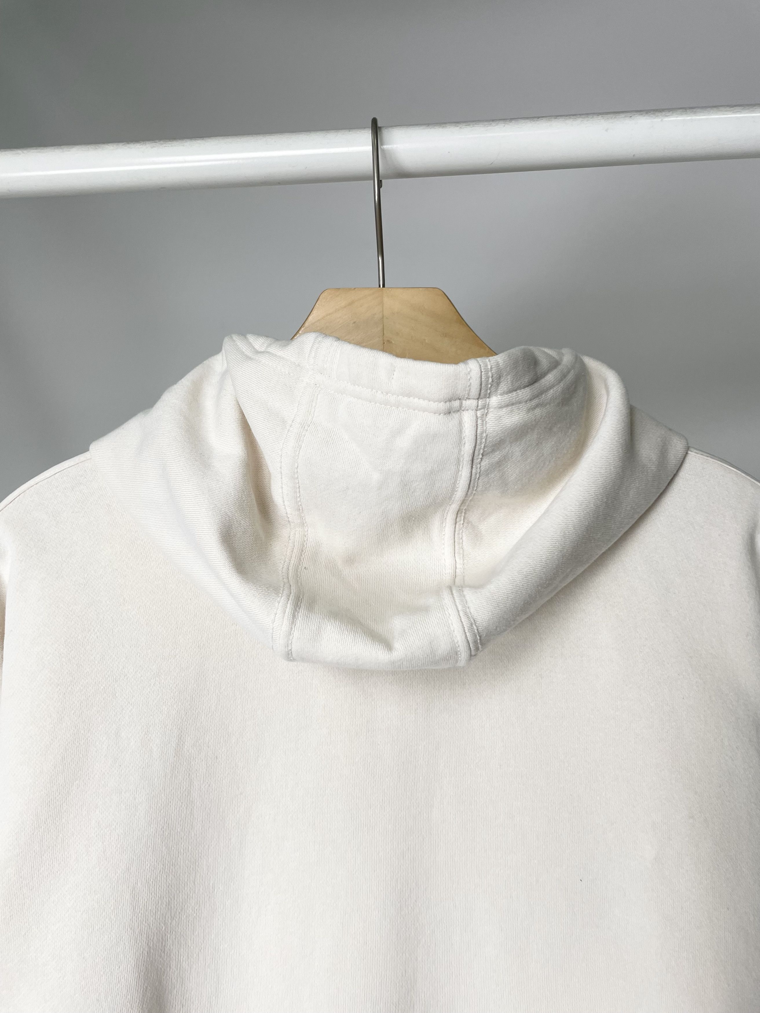 Adidas Adidas ( Size S ) Beige Cream Boxy Baggy Fit Hoodie Size S / US 4 / IT 40 - 9 Thumbnail