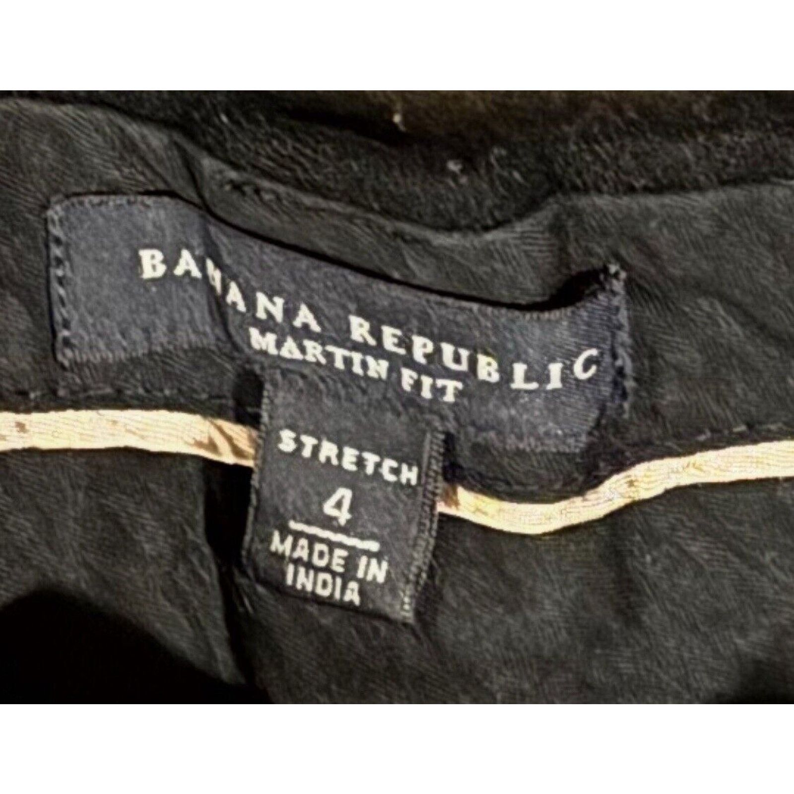 Banana Republic Banana Republic Martin Fit Pants Womens 4 Stretch Chic 2009 Size 27" / US 4 / IT 40 - 12 Thumbnail
