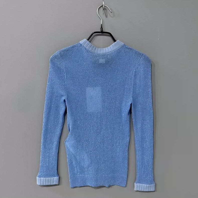 Gucci Gucci Blue logo knitwear Size S / US 4 / IT 40 - 4 Thumbnail