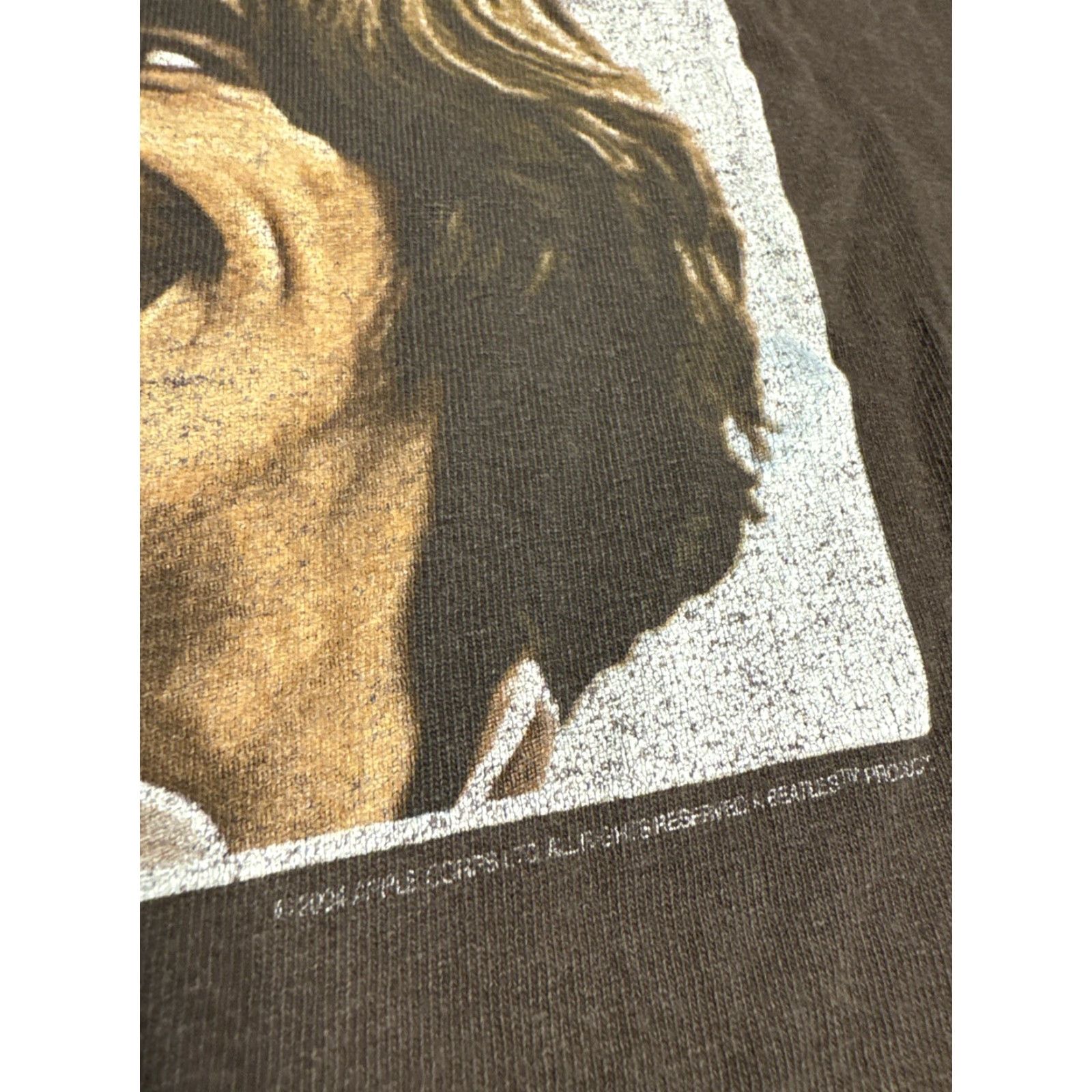 Vintage VINTAGE The Beatles T-Shirt Men M Medium Brown 2004 Let it Be Band Rock Music Lennon 90s Y2K Boys Mens Womens? Size US M / EU 48-50 / 2 - 4 Thumbnail
