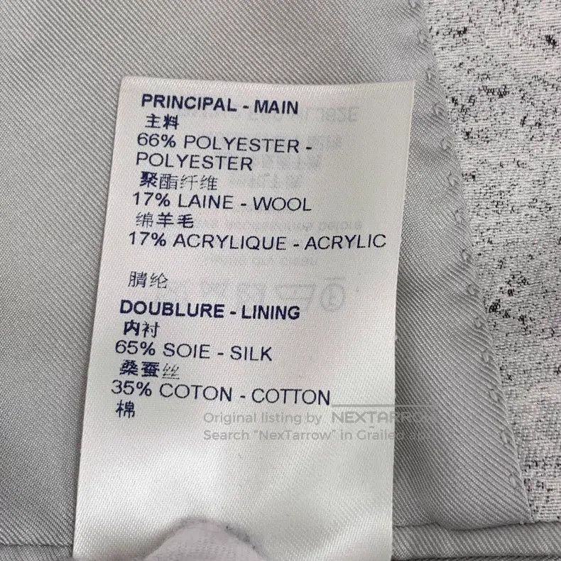 Louis Vuitton Louis Vuitton Off-white marbled lapel single-breasted long Size US S / EU 44-46 / 1 - 8 Thumbnail