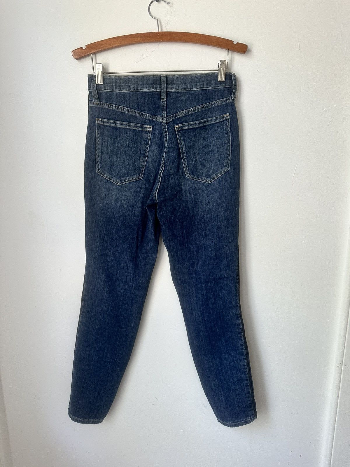 Banana Republic Striped Designer Denim Size US 28 / EU 44 - 2 Thumbnail