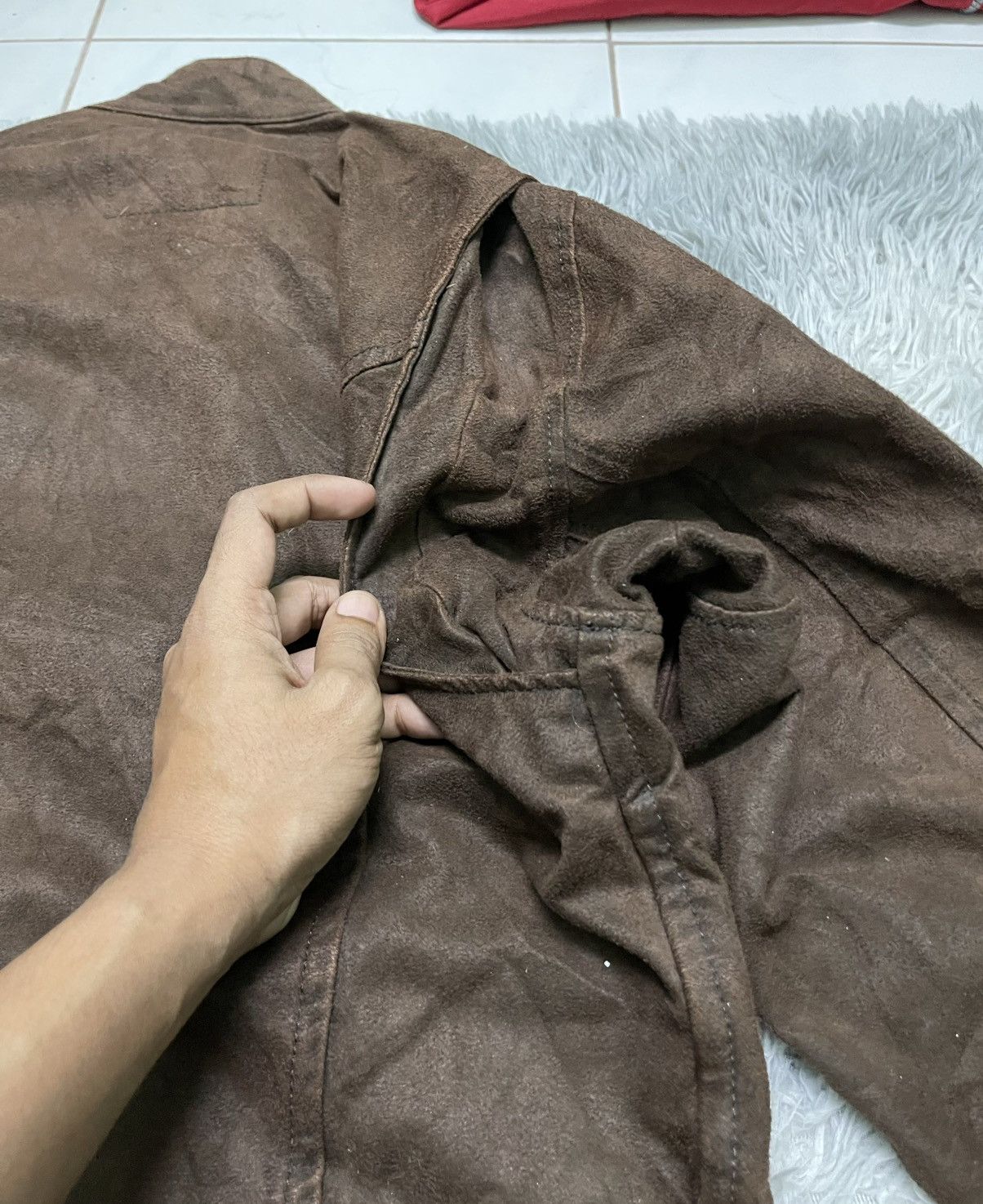 Edwin × Japanese Brand 90s EDWIN BIKERS JACKET RARE DESIGN NICELY FADED Size US M / EU 48-50 / 2 - 16 Thumbnail