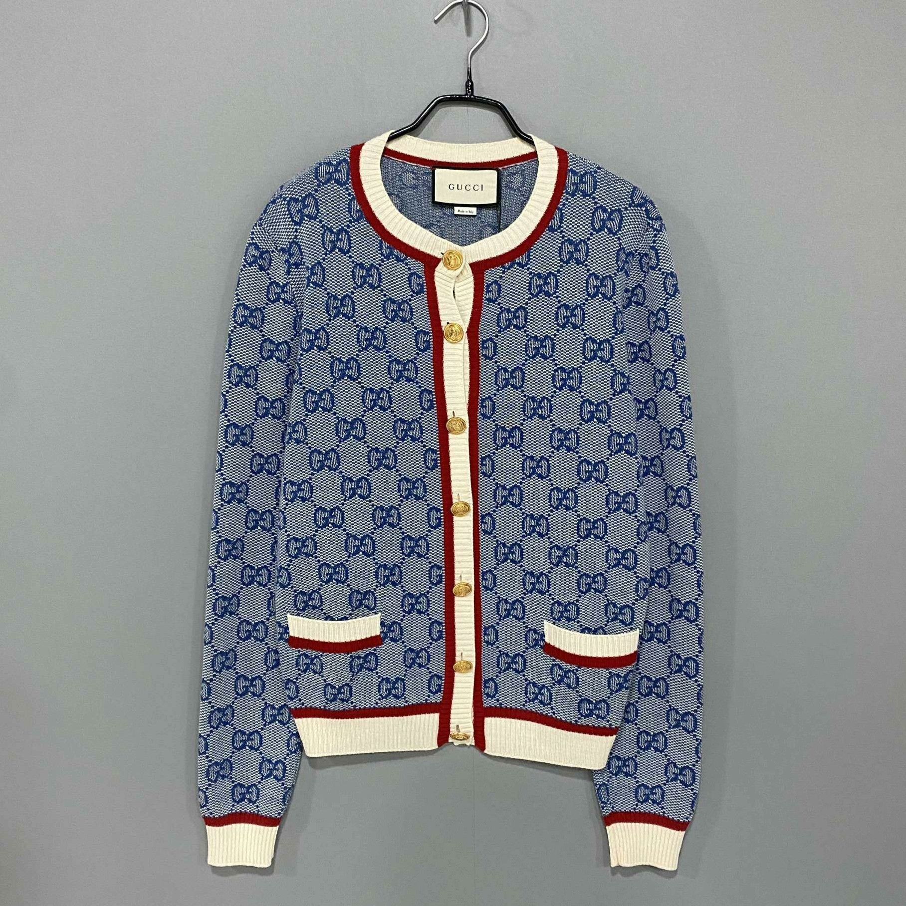 Gucci Gucci Retro Blue Sweater M Women Size M / US 6-8 / IT 42-44 - 1 Thumbnail
