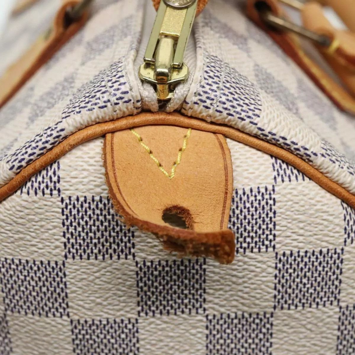 Louis Vuitton LOUIS VUITTON Damier Azur Speedy 25 Hand Bag Size ONE SIZE - 4 Thumbnail