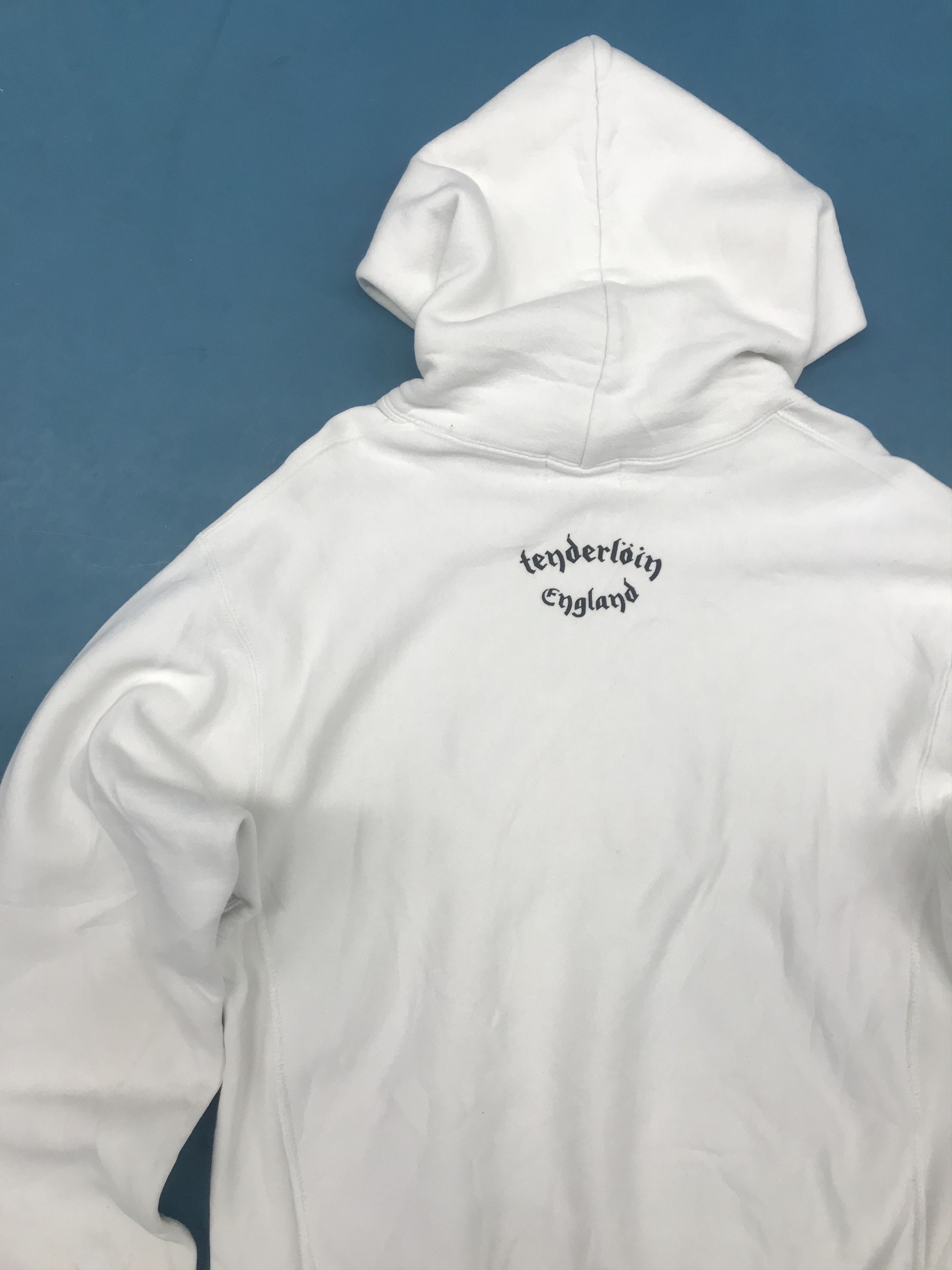 Tenderloin Rare!! Vintage 90s/00s Tenderloin Japan Spellout Hoodie Size US L / EU 52-54 / 3 - 12 Thumbnail