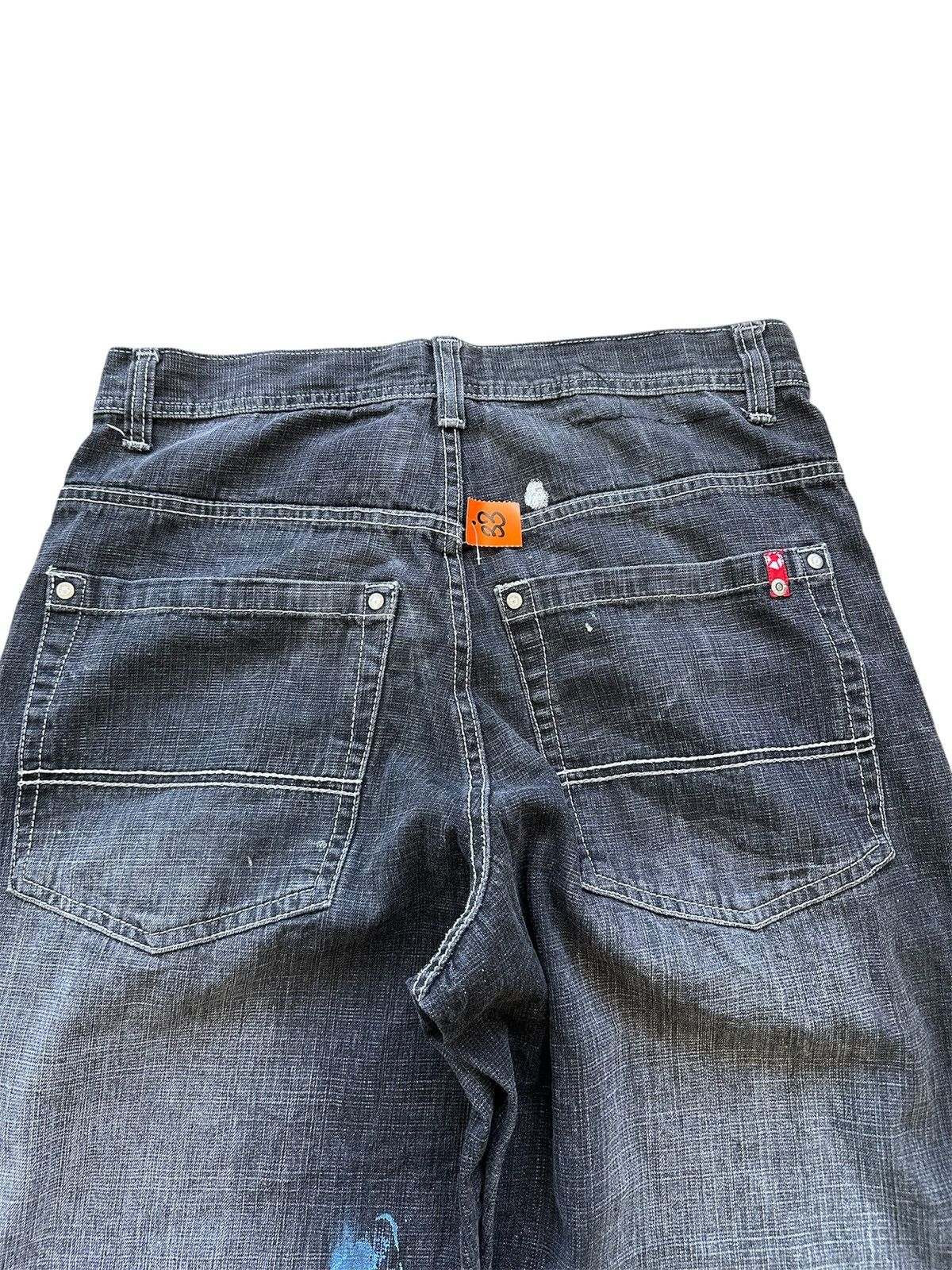 Southpole Distressed Southpole Red Tab Washed Jnco Goa Lgb Y2K Style Size US 33 - 5 Thumbnail