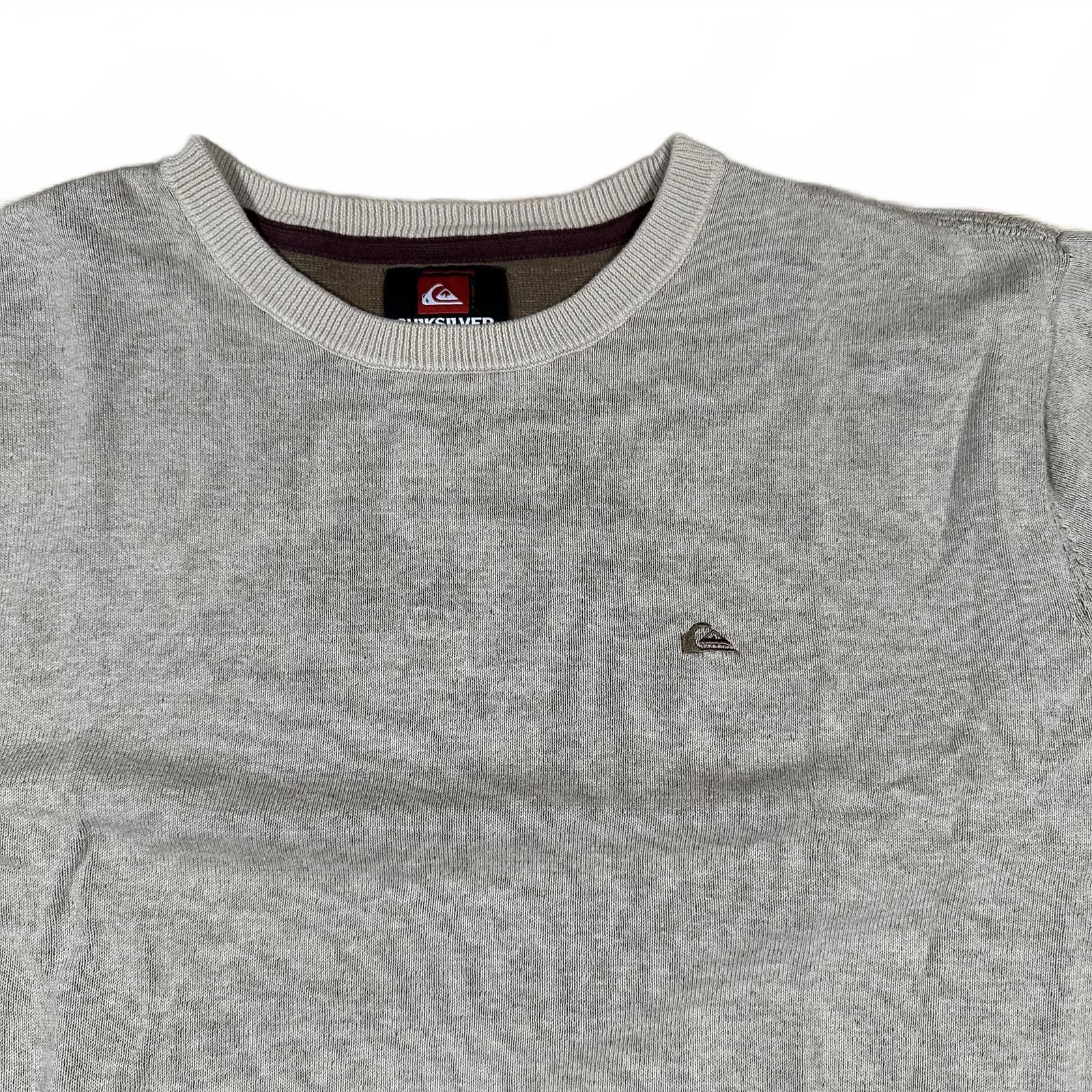 Quiksilver Quiksilver Men Crew Neck Sweater XXL Beige Embroidered logo Size US XXL / EU 58 / 5 - 3 Thumbnail