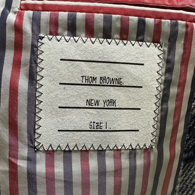Thom Browne Thom Browne Vintage grey-blue plaid coat 2502-Nextarrow Size US S / EU 44-46 / 1 - 6 Thumbnail