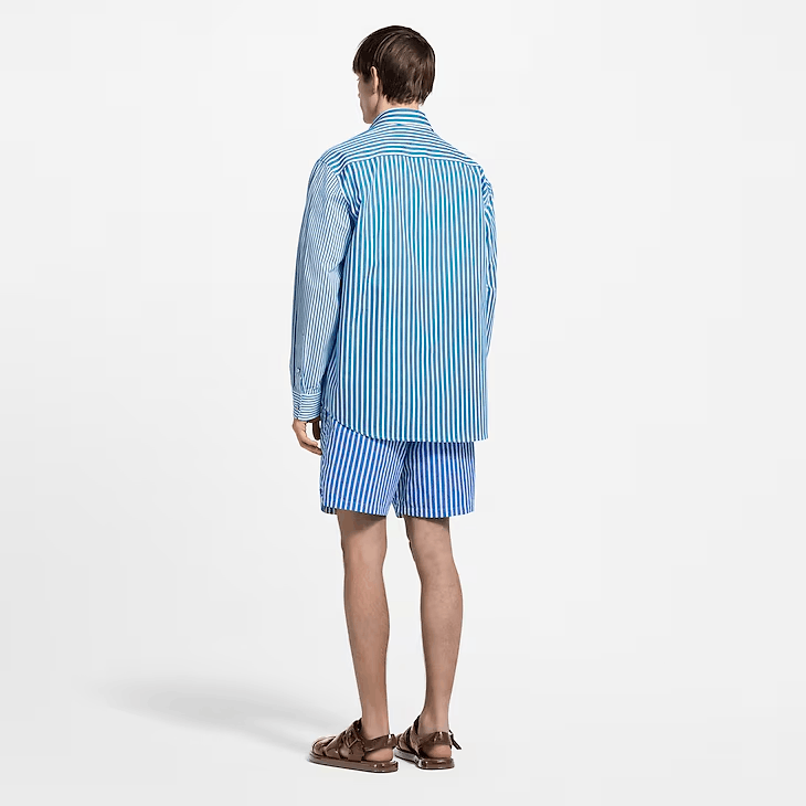 Louis Vuitton Monogram Striped Swim Shorts Size US 34 / EU 50 - 4 Thumbnail