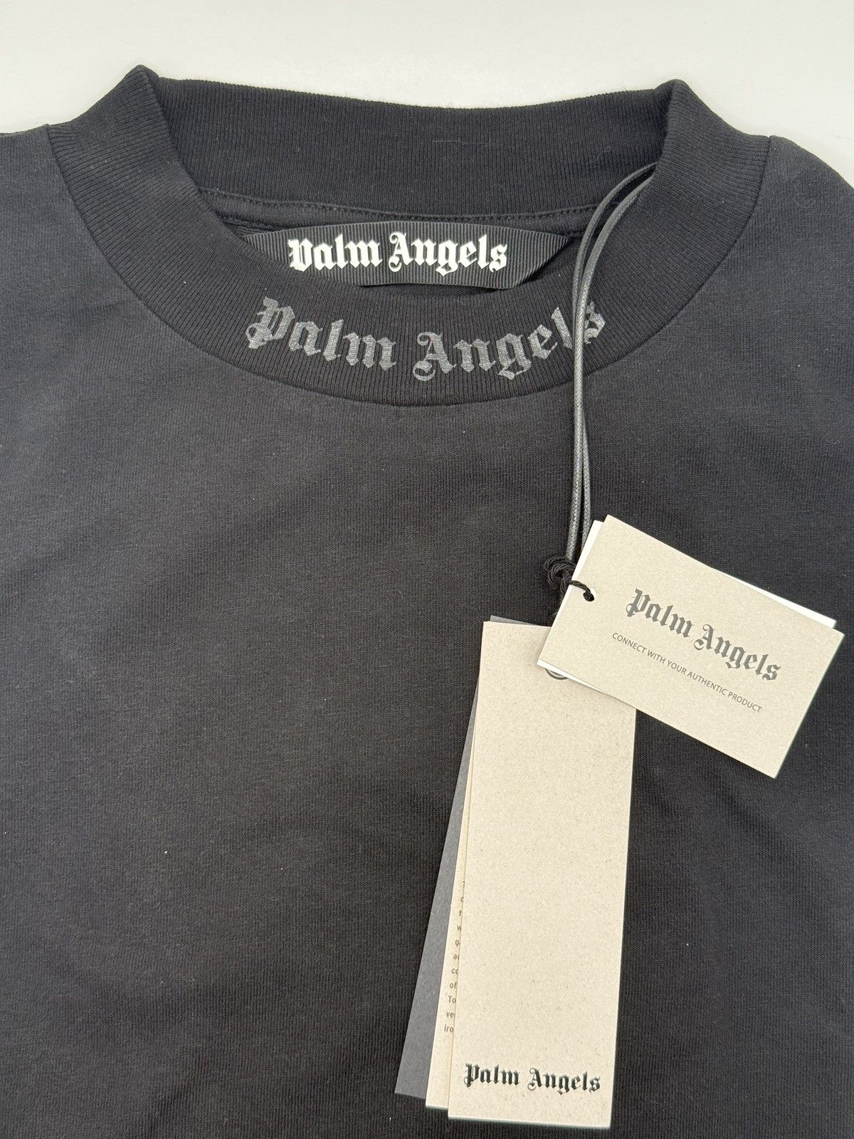 Palm Angels Palm Angels Glitter Logo Tee M Size US M / EU 48-50 / 2 - 2 Thumbnail
