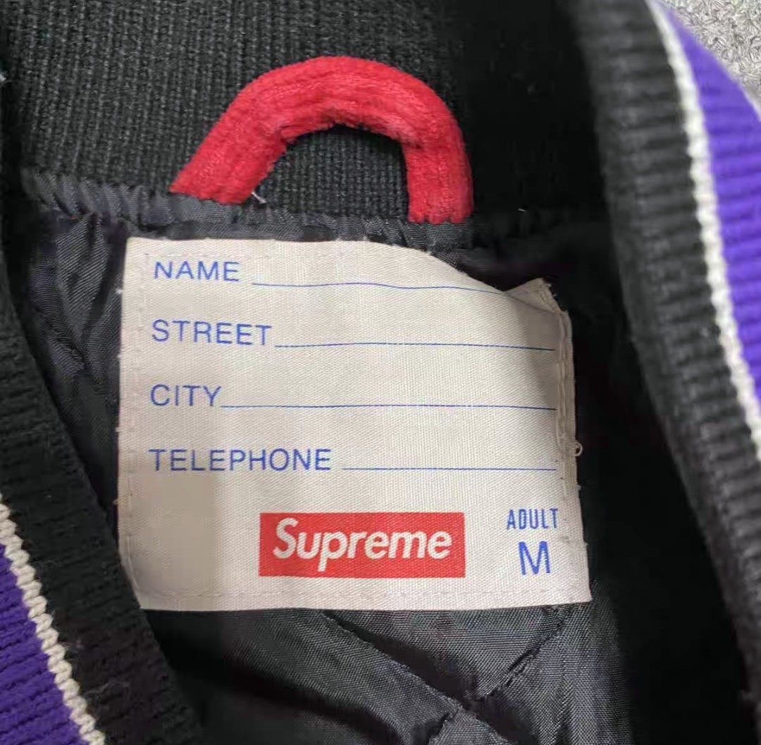 Supreme Supreme Old English Corduroy Varsity Jacket Size US M / EU 48-50 / 2 - 4 Thumbnail