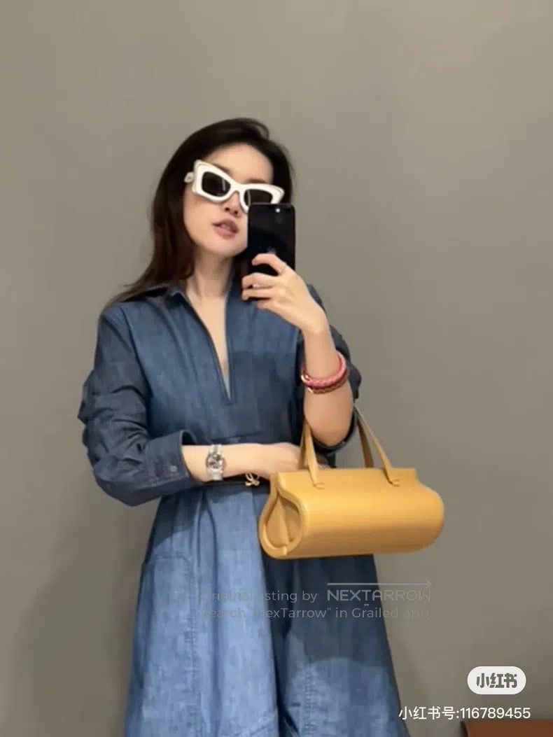 Loewe Loewe Denim Dress Size XXS / US 00 / IT 34 - 2 Thumbnail