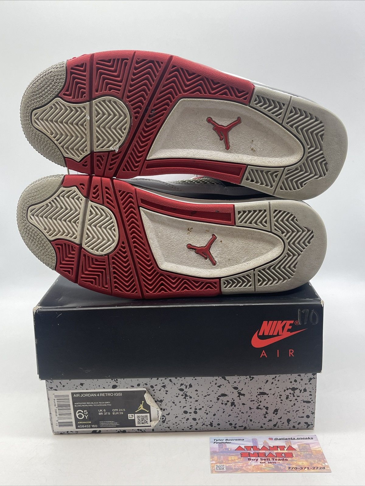 Jordan Brand Air Jordan 4 fire red Size US 6.5 / EU 39-40 - 7 Thumbnail