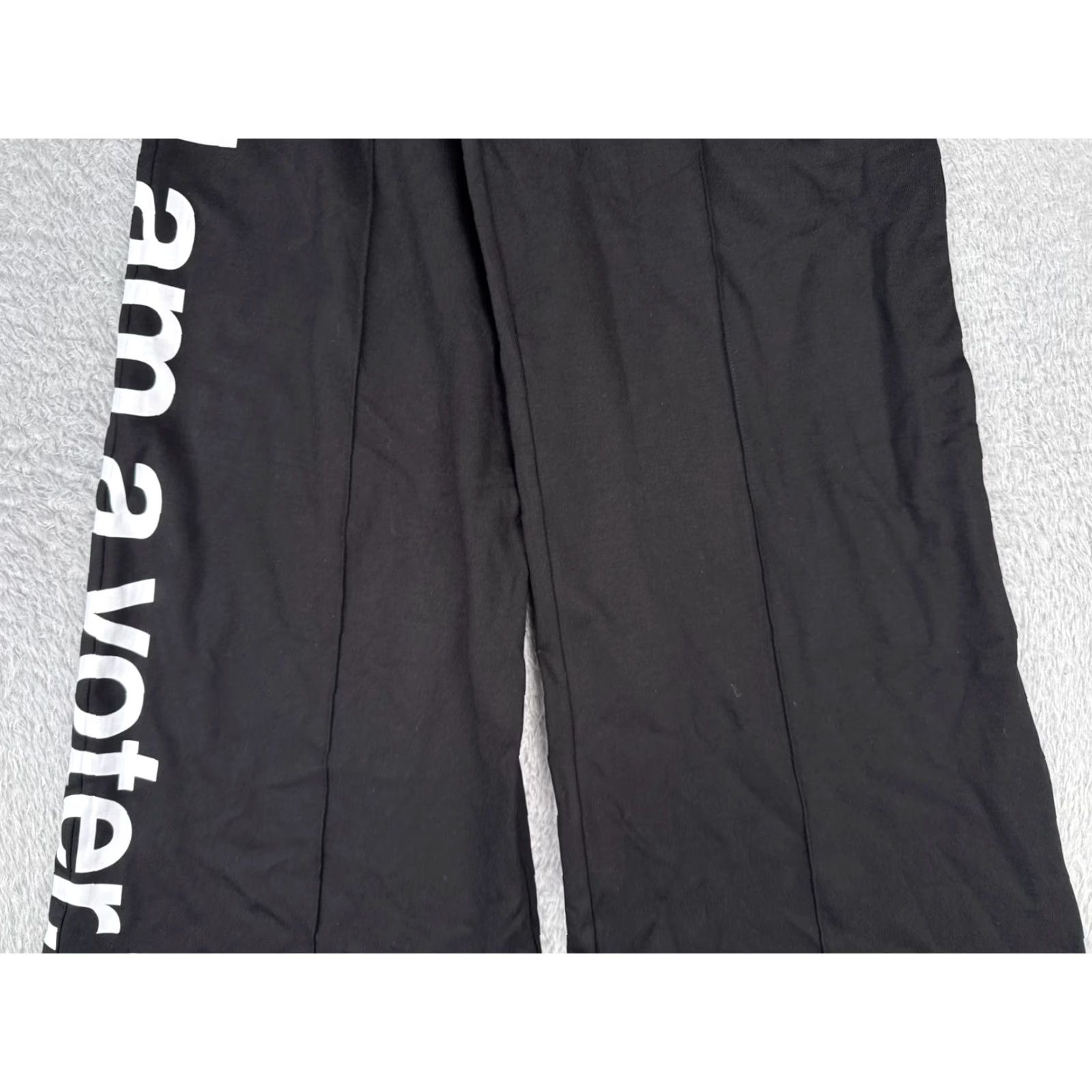 Vintage Ripley Rader Wide Leg Pants Womens Size 1 Black Ponte Business Casual 24"-26" Waist Size 25" / US 0 / IT 36 - 3 Thumbnail