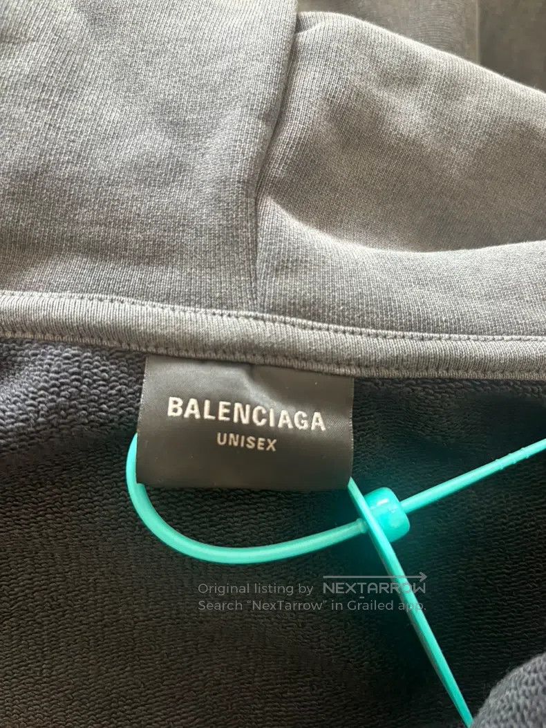 Balenciaga Balenciaga Hoodie without drawstrings Size US S / EU 44-46 / 1 - 3 Thumbnail
