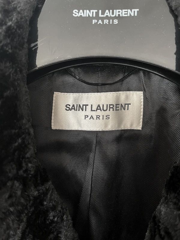 Saint Laurent Paris Saint Laurent Double-Breasted Astracan Fur Coat Size US S / EU 44-46 / 1 - 10 Thumbnail