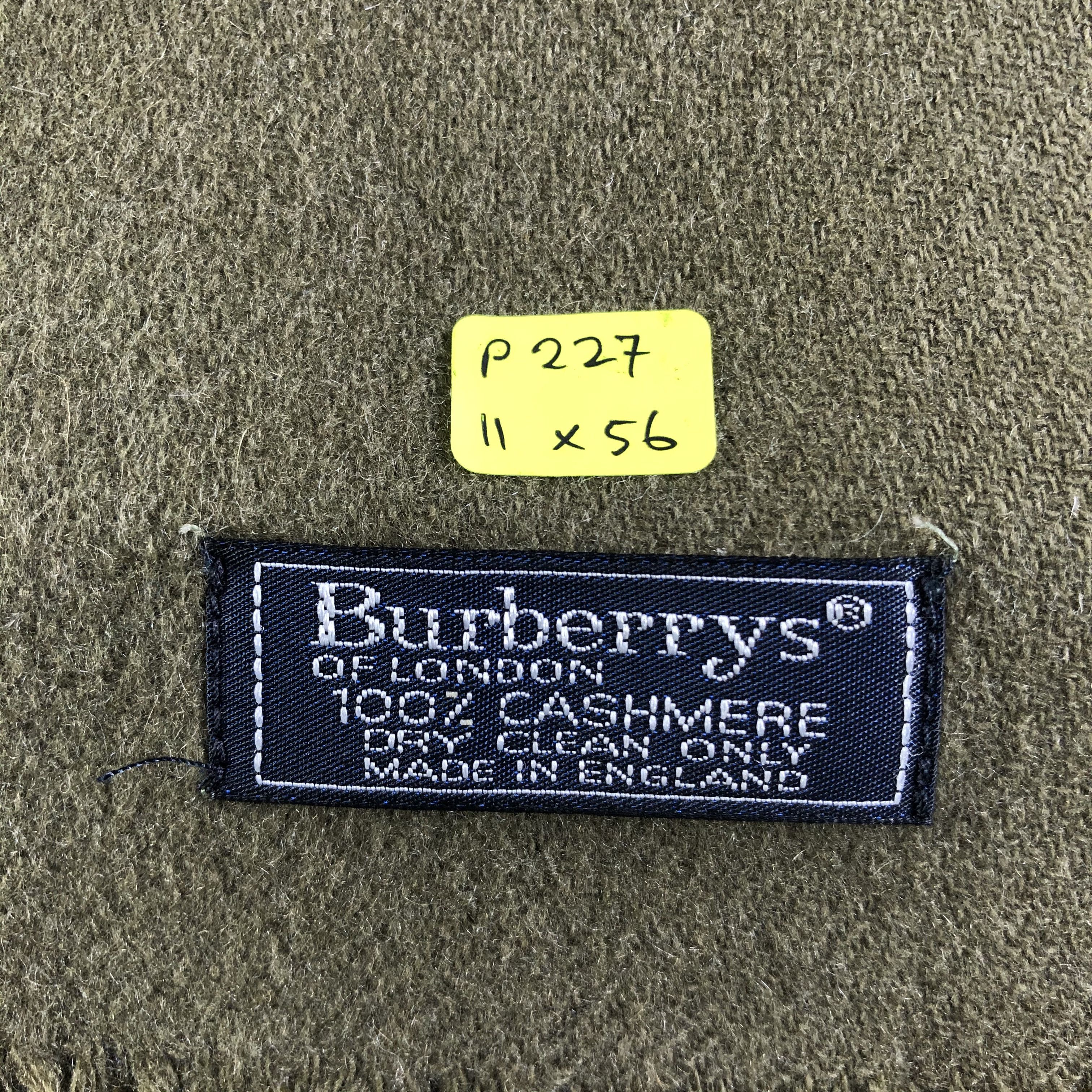 Burberry Burberry Cashmere Scarf / Muffler / Neckwear Size ONE SIZE - 8 Thumbnail