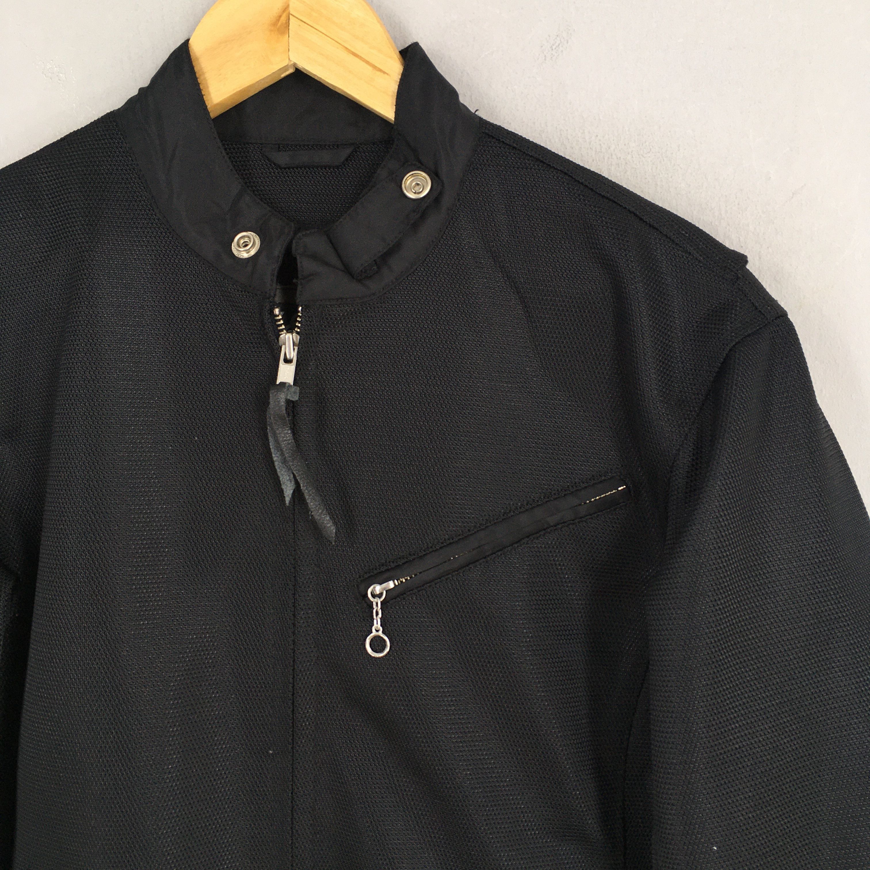 Vintage Vintage 90's Motorsports Black Jacket Medium Size US M / EU 48-50 / 2 - 2 Thumbnail