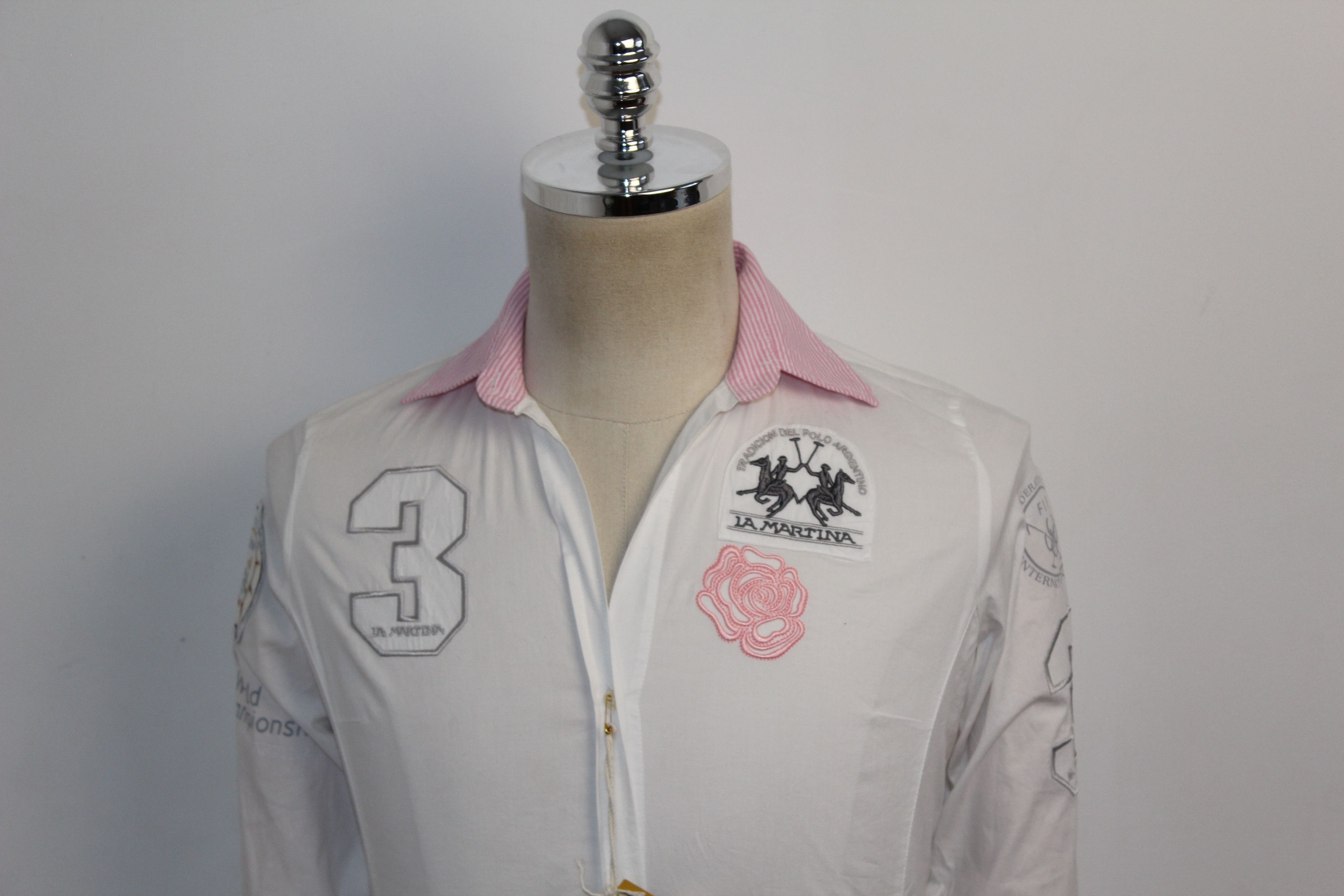La Martina Women's LA MARTINA Long Sleeve Shirt Top Size S / US 4 / IT 40 - 4 Thumbnail