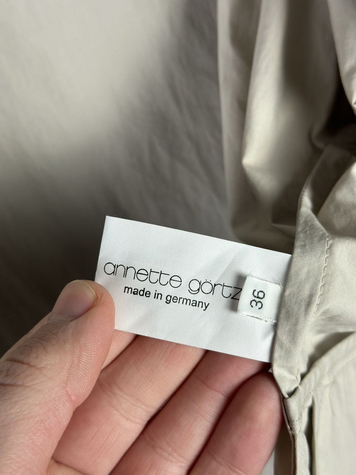 Annette Gortz Annette Gortz Luxury Women's Beige Jacket Size 36 Size XS / US 0-2 / IT 36-38 - 8 Thumbnail