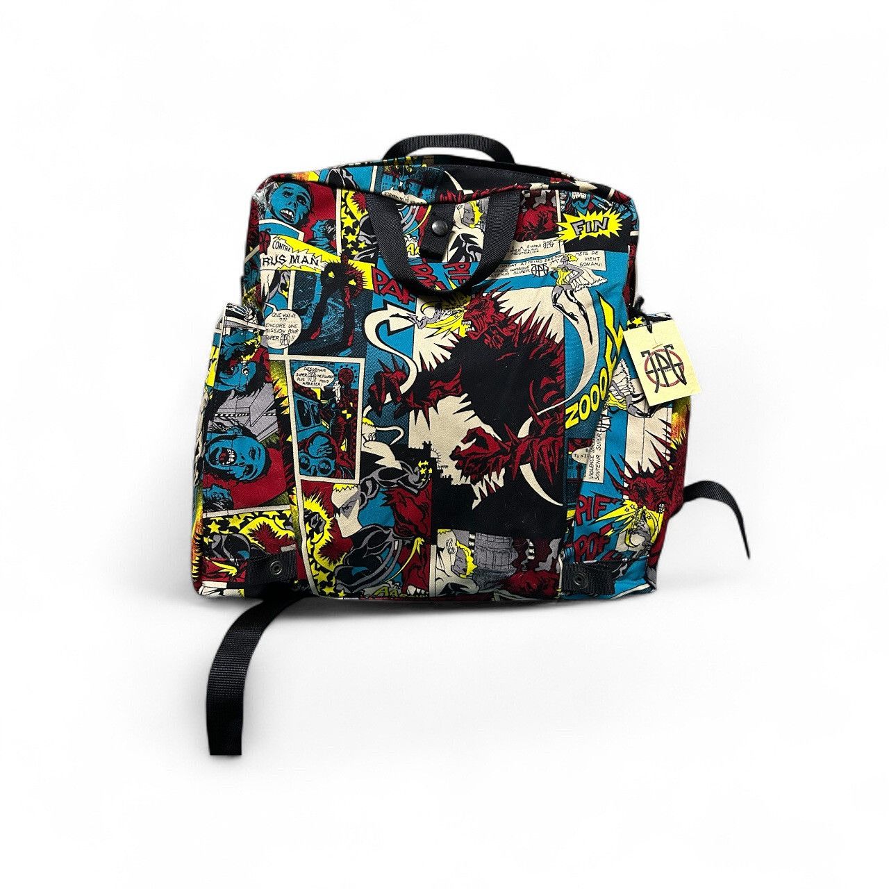 Jean Paul Gaultier F/W 1995 Comic Book Style 'The Virus Man' Three Way Bag Size ONE SIZE - 2 Thumbnail