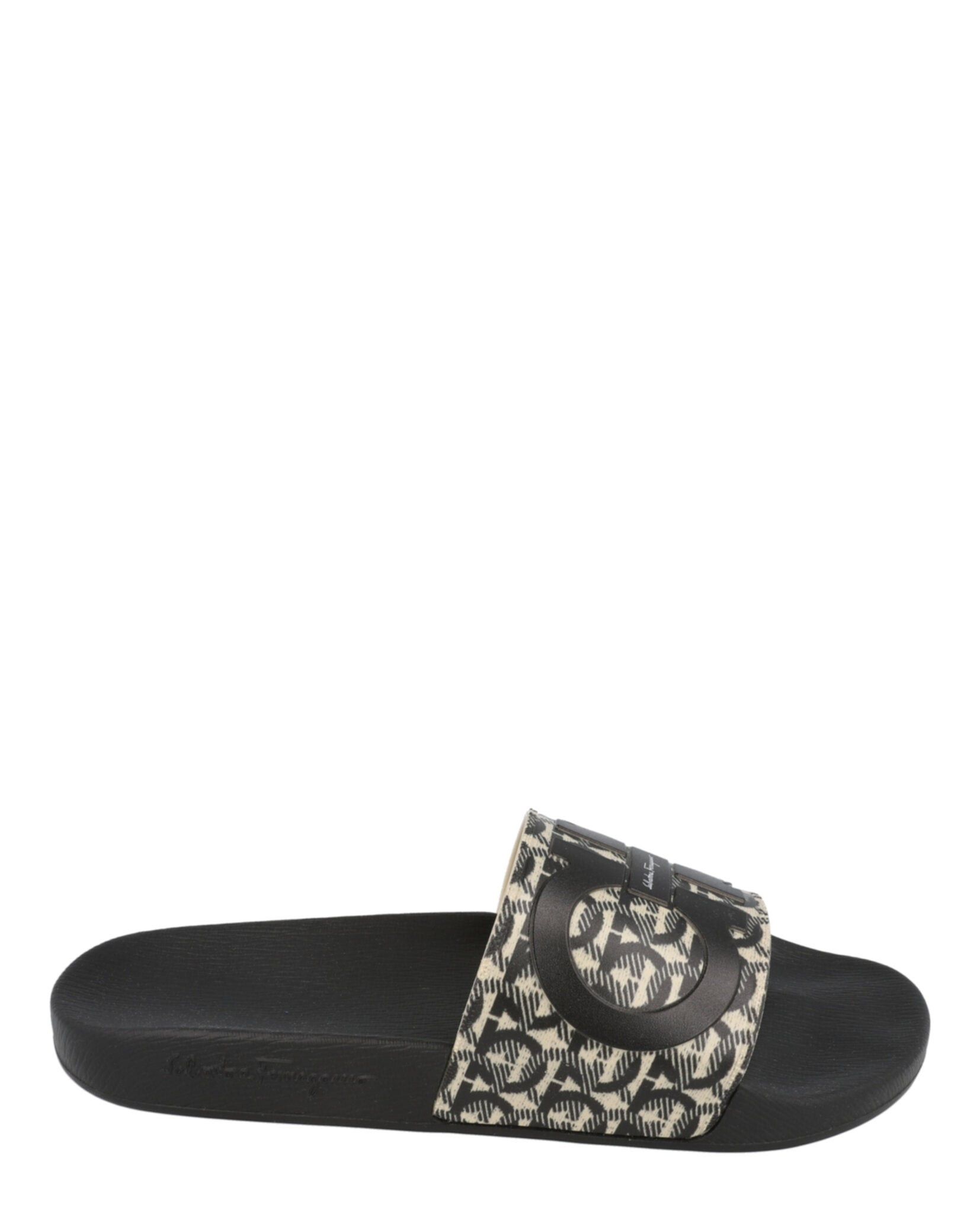 Salvatore Ferragamo Groovy Dual Gancini Slides Size US 9.5 / IT 39.5 - 1 Thumbnail