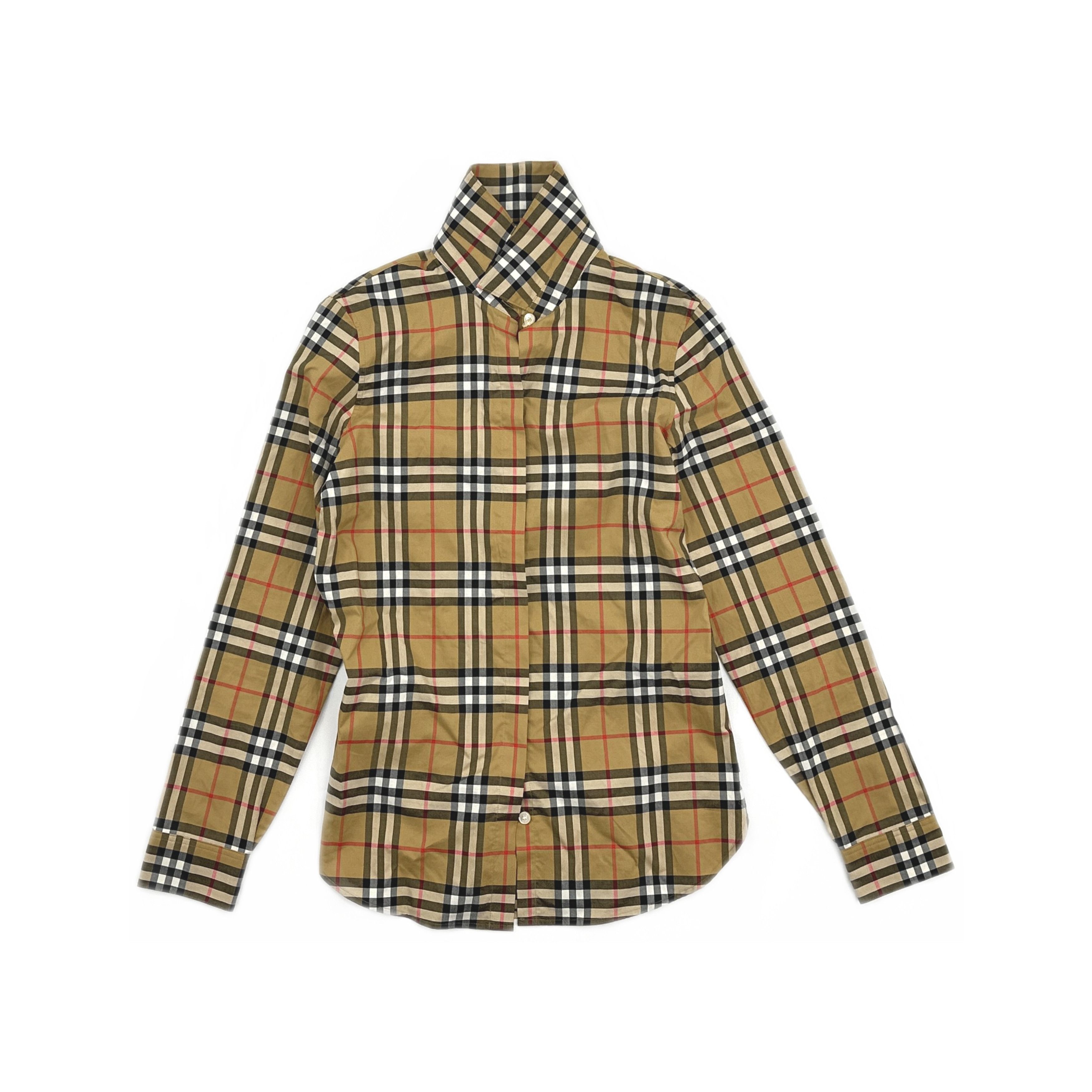 Burberry Burberry Vintage Check Shirt IT 34 Size XXS / US 00 / IT 34 - 1 Thumbnail